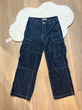 Oak + Fort Denim Cargo Pants – Size 27